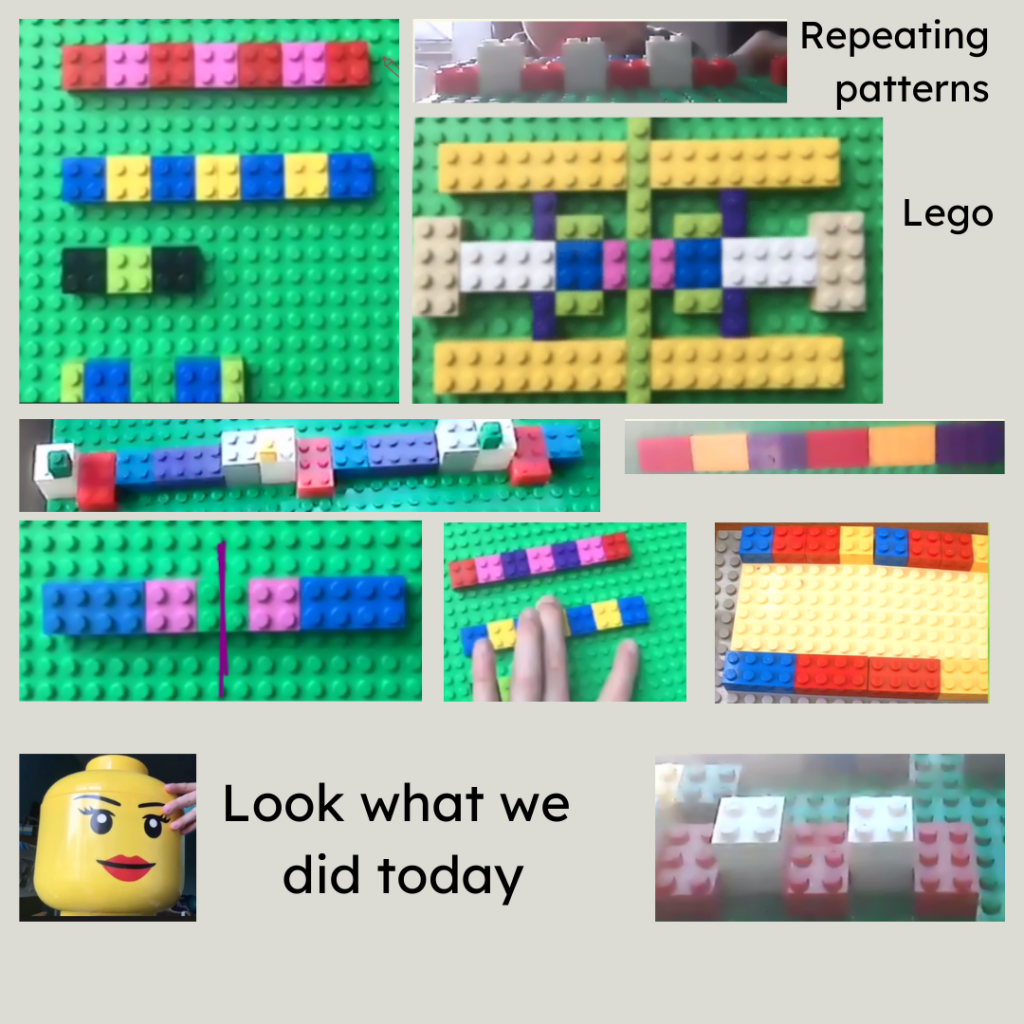 Look what we did today Lego patterns
