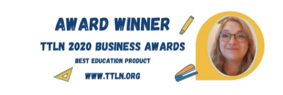 Award winner TTLN 2020 Business awards Judy Brice Best educational product

